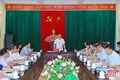 Ban Thường vụ Tỉnh ủy Thanh Hóa duyệt nội dung Đại hội đại biểu Đảng bộ huyện Hà Trung