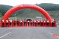 Công nhân đội nắng hoàn thiện những km cuối của cao tốc Mai Sơn - QL 45