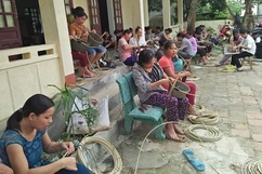 Phát triển nghề mây tre đan xuất khẩu ở xã Thành Thọ