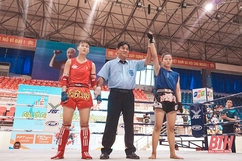 Các võ sỹ Muay Thanh Hóa toàn thắng trong ngày đầu lên sàn thi đấu