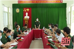 Ban chỉ đạo phòng, chống dịch COVID-19 Quân khu 4 kiểm tra tại Thanh Hóa