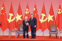 Lễ trao Huân chương Hữu nghị của Trung Quốc tặng Tổng Bí thư Nguyễn Phú Trọng