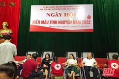 Huyện Thường Xuân thu được 1.274 đơn vị máu tại Ngày hội hiến máu tình nguyện năm 2022 