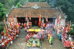 Tổ chức các nghi thức truyền thống linh thiêng tại Lễ hội Đền Bà Triệu năm 2023