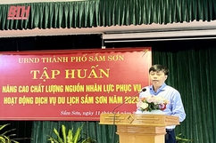 TP Sầm Sơn nâng cao chất lượng nguồn nhân lực phục vụ du lịch năm 2023