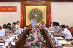 Đoàn kiểm tra của Ban Nội chính Trung ương làm việc tại tỉnh Thanh Hóa