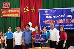 TYM Chi nhánh NamThanh Hóa trao nhà “Mái ấm tình thương”, hỗ trợ công trình nông thôn mới