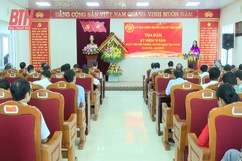 Huyện ủy Thọ Xuân tọa đàm kỷ niệm 75 năm ngày truyền thống ngành Kiểm tra Đảng