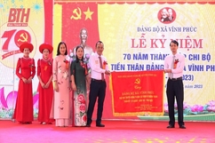 Đảng bộ xã Vĩnh Phúc kỷ niệm 70 năm thành lập
