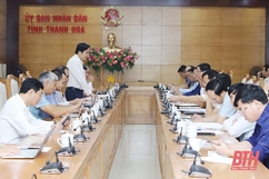 Phó Chủ tịch UBND tỉnh Mai Xuân Liêm làm việc với Tổng công ty Truyền tải điện Quốc gia