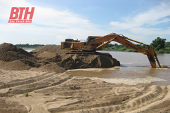 Chấp thuận nhà đầu tư dự án khai thác mỏ cát số 09, lòng sông Chu