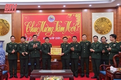 Bộ Tư lệnh Quân khu 4 thăm, chúc Tết Bộ Chỉ huy BĐBP tỉnh Thanh Hóa