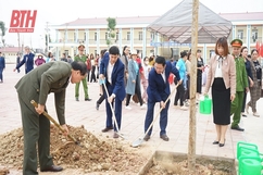 Triệu Sơn phát động Tết trồng cây đời đời nhớ ơn Bác Hồ xuân Giáp Thìn 2024