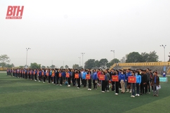 Khởi tranh Giải bóng đá phong trào thanh niên huyện Hậu Lộc năm 2024