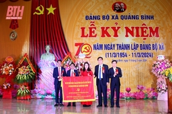 Đảng bộ xã Quảng Bình kỷ niệm 70 năm ngày thành lập 