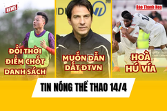 Tin thể thao 14/4: Bất ngờ đổi thời điểm chốt danh sách U23 Việt Nam