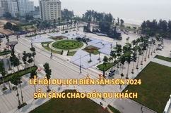 Lễ hội du lịch biển Sầm Sơn 2024 sẵn sàng chào đón du khách