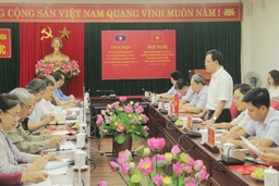Trao đổi kinh nghiệm công tác cán bộ giữa Ban Tổ chức Tỉnh ủy Thanh Hóa và Đoàn cán bộ Đảng nhân dân Cách mạng Lào