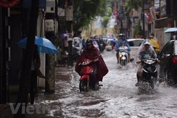 Bắc Bộ và Thanh Hóa mưa to, nguy cơ lũ quét ở Thái Nguyên, Bắc Kạn