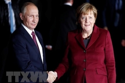 Lãnh đạo Nga-Đức có cuộc gặp ở thủ đô Berlin