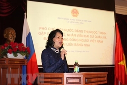 Phó Chủ tịch nước gặp mặt cộng đồng người Việt Nam tại Nga