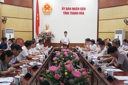 Thường trực UBND tỉnh làm việc về tình hình đầu tư của Tập đoàn FLC tại Thanh Hóa