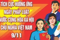 Tổ chức lễ míttinh hưởng ứng Ngày Pháp luật Việt Nam 2018