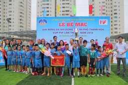 Giải bóng đá nhi đồng TP Thanh Hóa – Cúp PVF 2018 thành công tốt đẹp