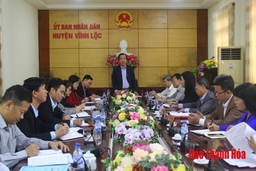 Phó Chủ tịch Ủy ban Trung ương MTTQ Việt Nam kiểm tra công tác tổ chức Đại hội MTTQ các cấp tại huyện Vĩnh Lộc