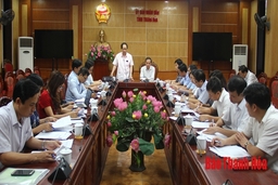 Đoàn công tác Đại học Quốc gia Hà Nội làm việc với UBND tỉnh