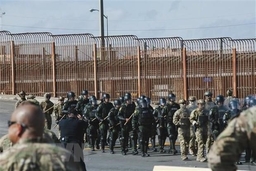 Mỹ tăng cường hàng trăm binh sỹ tới biên giới miền Nam với Mexico