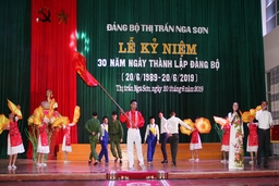 Kỷ niệm 30 năm ngày thành lập Đảng bộ thị trấn Nga Sơn