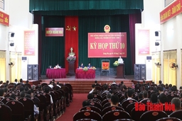 Khai mạc Kỳ họp thứ 10, HĐND huyện Hoằng Hóa khóa XX