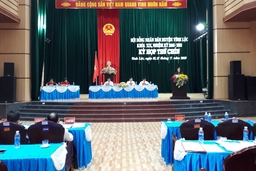 Khai mạc Kỳ họp thứ IX, HĐND huyện Vĩnh Lộc khoá XIX nhiệm kỳ 2016 - 2021