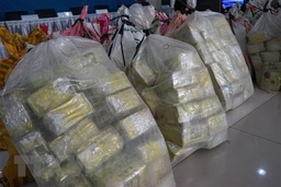 Cảnh sát Thái Lan tổ chức loạt truy quét, thu giữ hơn 1 tấn ma túy đá