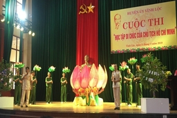 Huyện Vĩnh Lộc tổ chức Chung kết cuộc thi “Học tập Di chúc của Chủ tịch Hồ Chí Minh”