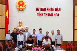 Chủ tịch UBND tỉnh Nguyễn Đình Xứng tiếp và làm việc với Tập đoàn Mintal - Hồng Kông