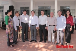 Đại biểu HĐND tỉnh tiếp xúc cử tri TP Thanh Hoá