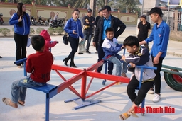 Khánh thành điểm vui chơi cho trẻ em tại xã Quảng Lưu (Quảng Xương)