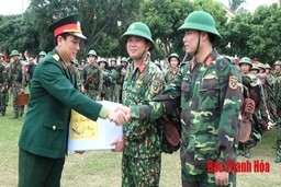 Bộ CHQS tỉnh kiểm tra công tác trực sẵn sàng chiến đấu tại Trung đoàn 762