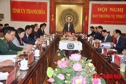 Ban Thường vụ Tỉnh ủy cho ý kiến vào dự thảo báo cáo chính trị của Ban Chấp hành Đảng bộ tỉnh khóa XVIII trình Đại hội đại biểu Đảng bộ tỉnh lần thứ XIX