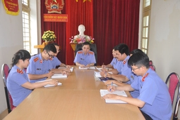 Viện Kiểm sát Nhân dân TP Sầm Sơn nâng cao chất lượng kiểm sát hoạt động tư pháp