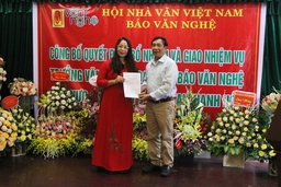 Bổ nhiệm Trưởng Văn phòng đại diện Báo Văn nghệ khu vực Bắc Miền trung tại Thanh Hóa
