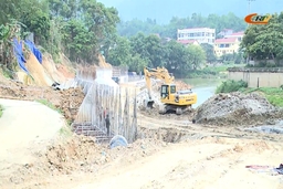 Đầu tư dự án kè sông Chiếu Bạch, huyện Hà Trung