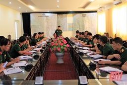 Bộ CHQS tỉnh Thanh Hóa: Luyện tập chuyển trạng thái SSCĐ