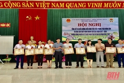 Huyện Hậu Lộc tổ chức hội nghị tổng kết phong trào nông dân thi đua sản xuất, kinh doanh giỏi giai đoạn 2017 – 2020