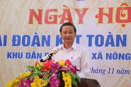 Phó Bí thư Tỉnh uỷ Đỗ Minh Tuấn dự Ngày hội Đại đoàn kết toàn dân tộc tại huyện Triệu Sơn
