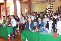 Tổ đại biểu HĐND tỉnh tiếp xúc cử tri huyện Đông Sơn