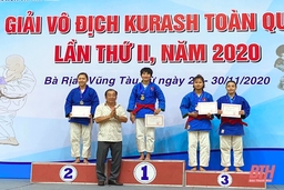 Thanh Hóa giành 5 huy chương tại Giải vô địch Kurash toàn quốc 2020