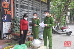 Công an TP Thanh Hóa đảm bảo an ninh - trật tự, an toàn cho công tác bầu cử